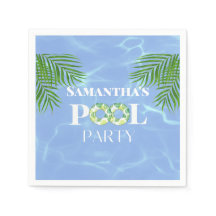 Pool Party Papier Servet