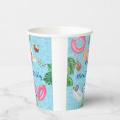 Pool Party Papieren Bekers (Links)