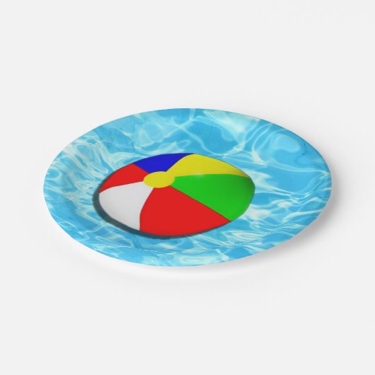 Pool Party Papieren Bordje (Gekanteld)