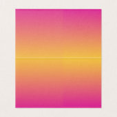 Pool Party Pink Yellow Food Label Tent Kaart (Binnenkant ongevouwen)