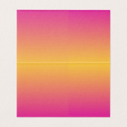 Pool Party Pink Yellow Food Label Tent Kaart (Binnenkant ongevouwen)