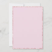 Pool Party Roze Glitter Zonnebril Kaart (Achterkant)