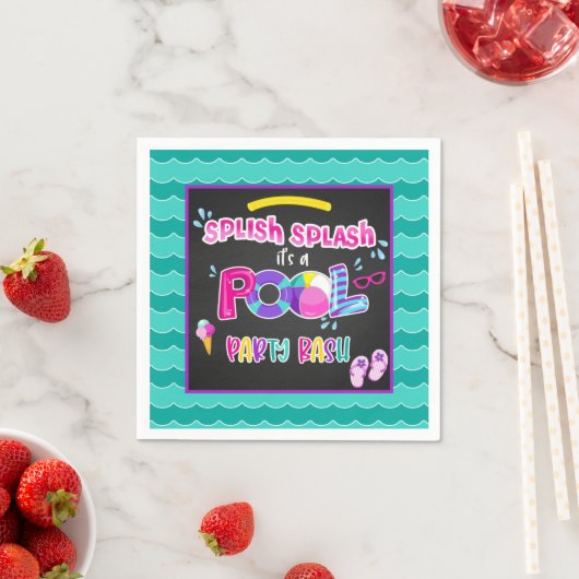 Pool Party Servet - Meisje BL (Insitu)