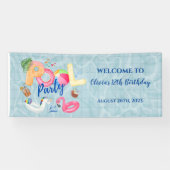 Pool Party Spandoek (Horizontaal)