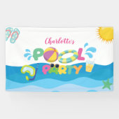 Pool Party Spandoek (Horizontaal)