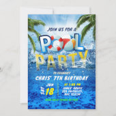 Pool Party Splash Zomer Kaart (Voorkant)