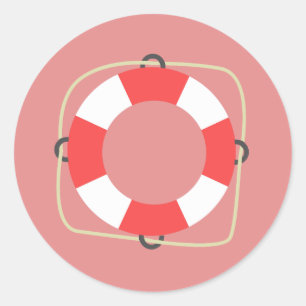 Pool Party-stickers Ronde Sticker