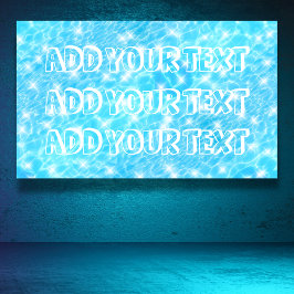 Pool party strand party zomerfeest moderne chic spandoek