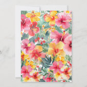 Pool Party Summer BBQ  Kaart (Achterkant)