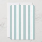 Pool Party Summer Items Boy Baby shower Kaart (Achterkant)