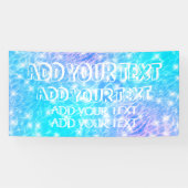 Pool party Summer party Beach party waterripples Spandoek (Horizontaal)