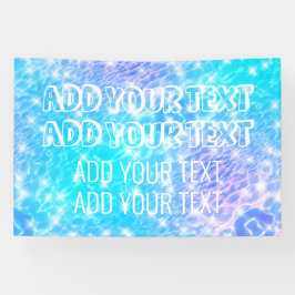 Pool party Summer party Beach party waterripples Spandoek