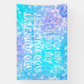 Pool party Summer party Beach party waterripples Spandoek (Verticaal)