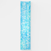 Pool party Summer party Tropische partij Water Spandoek (Verticaal)