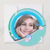 Pool Party Sweet 16 Verjaardag Uitnodiging (Achterkant)