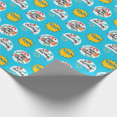 Pool Party - Swimming Birthday Decor Cadeaupapier (Hoek)