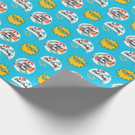 Pool Party - Swimming Birthday Decor Cadeaupapier