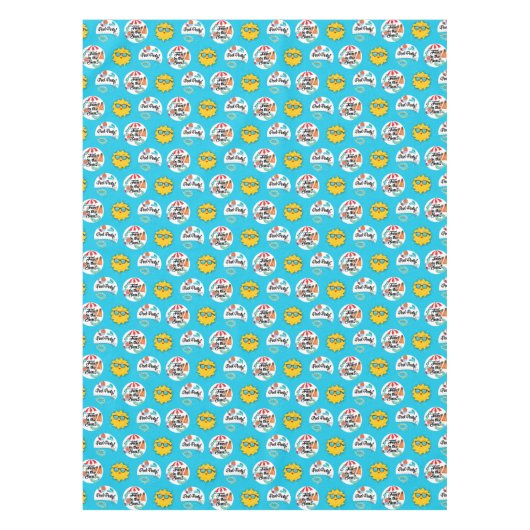 Pool Party - Swimming Birthday Decor Tafelkleed (Voorkant)