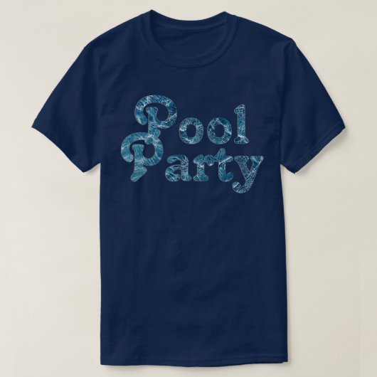 Pool Party T-shirt (Design voorkant)