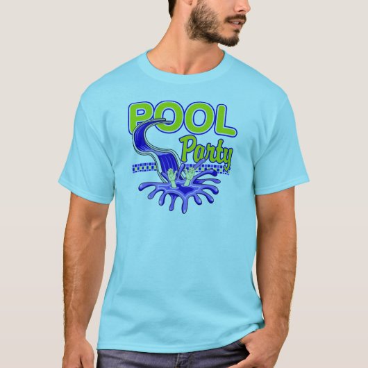 Pool Party T-shirt (Voorkant)