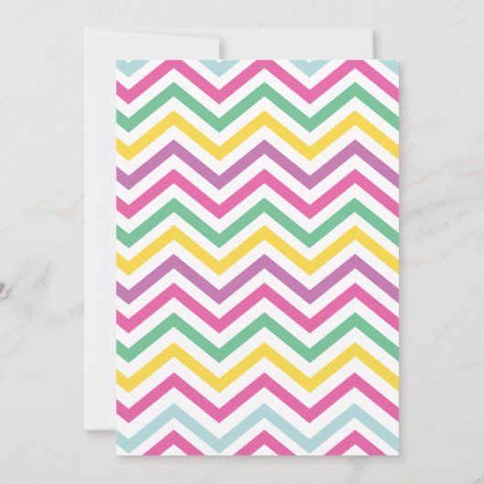 Pool Party Thema Kaart (Achterkant)