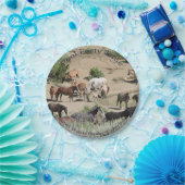 Pool Party Time Sand Wash Basis Papieren Bordje (Feest)