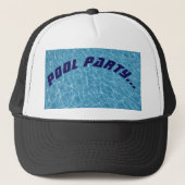 Pool Party Trucker Hat Trucker Pet (Voorkant)