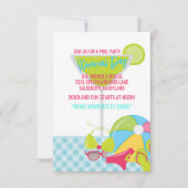 Pool Party-uitnodigingen Kaart (Voorkant)