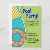 Pool Party-uitnodigingen Kaart (Voorkant)