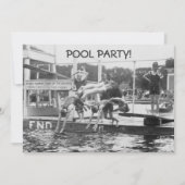 Pool Party-uitnodigingen - SPIT niet in pool! Kaart (Voorkant)