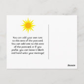 Pool Party Verjaardag Dank u Briefkaart (Achterkant)