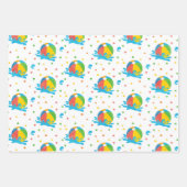 Pool Party Verjaardag Decor Supplies Inpakpapier Vel (Voorkant 3)