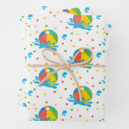 Pool Party Verjaardag Decor Supplies Inpakpapier Vel