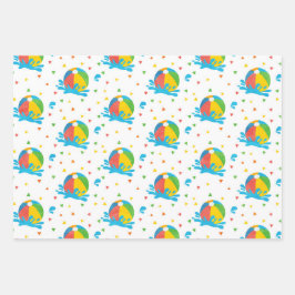 Pool Party Verjaardag Decor Supplies Inpakpapier Vel