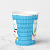 Pool Party Verjaardag Party Paper Cup - Jongen Papieren Bekers (Rechts)