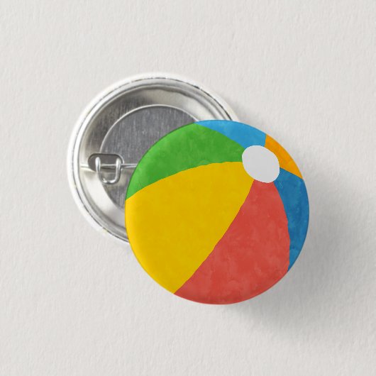 Pool Party Verjaardagsgunsten Ronde Button 3,2 Cm (Voorkant /achterkant)