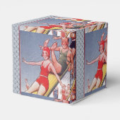 Pool Party zwemmen Bedankdoosjes (Achterkant)