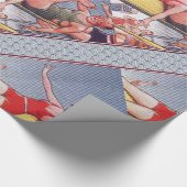 Pool Party zwemmen Cadeaupapier (Hoek)