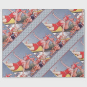 Pool Party zwemmen Cadeaupapier (Vlak)