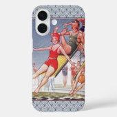 Pool Party  zwemmen Case-Mate iPhone Case (Achterkant)