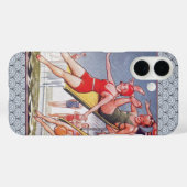 Pool Party  zwemmen Case-Mate iPhone Case (Achterkant (horizontaal))