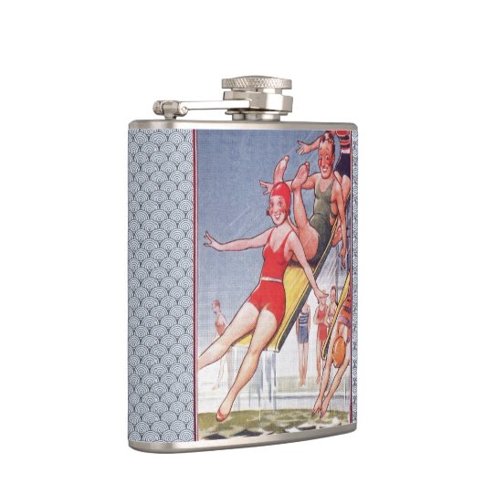 Pool Party zwemmen Heupfles (Rechts)