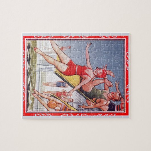 Pool Party  zwemmen Legpuzzel (Horizontaal)