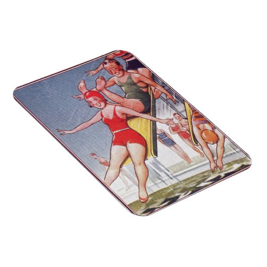 Pool Party  zwemmen Magneet (Rechterzijde)