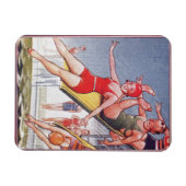 Pool Party  zwemmen Magneet (Horizontaal)