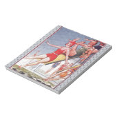 Pool Party zwemmen Notitieblok (Linkerzijde)