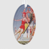 Pool Party  zwemmen Ornament (voorkant)