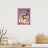 Pool Party  zwemmen Poster (Keuken)