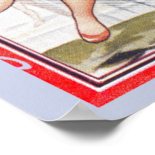 Pool Party  zwemmen Poster (Hoek)