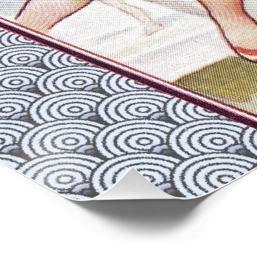 Pool Party  zwemmen Poster (Hoek)